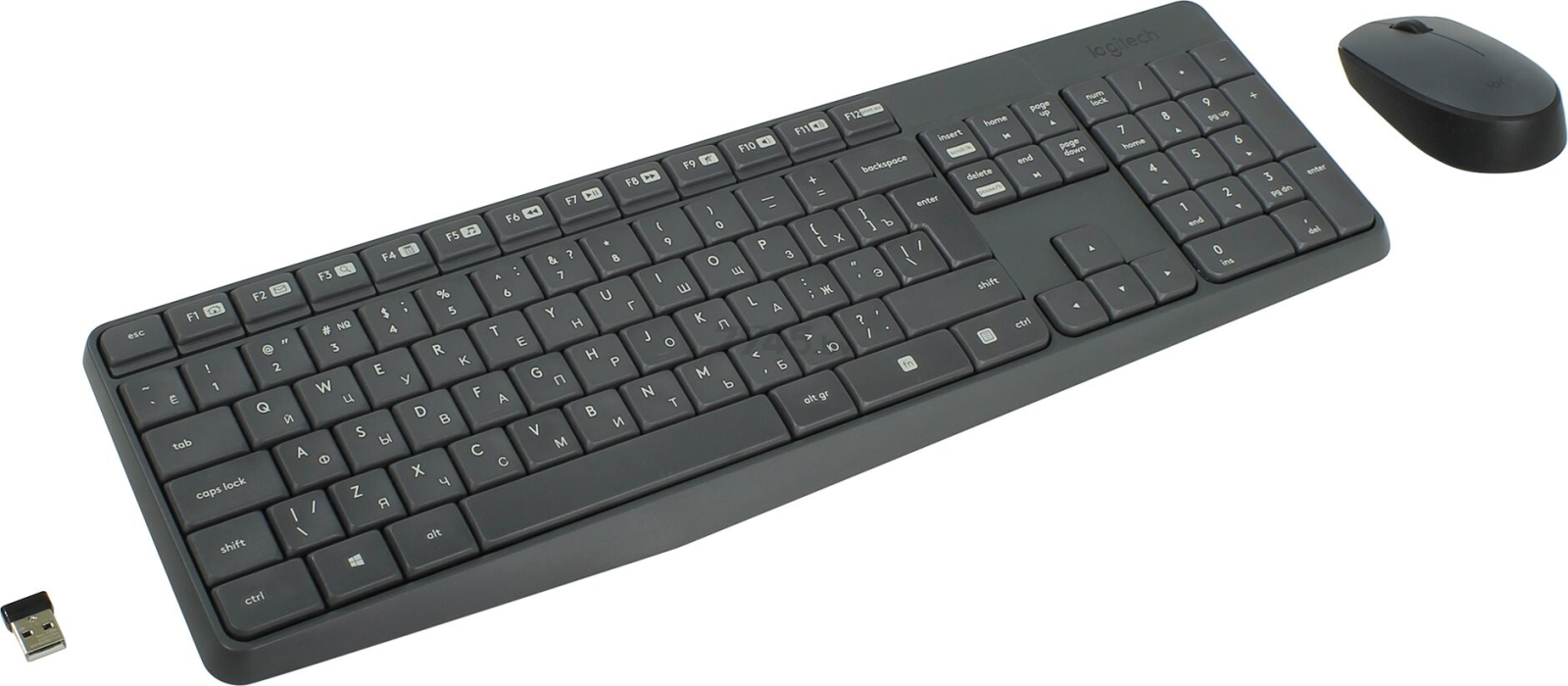 Комплект беспроводной клавиатура и мышь LOGITECH MK235 (920-007948)