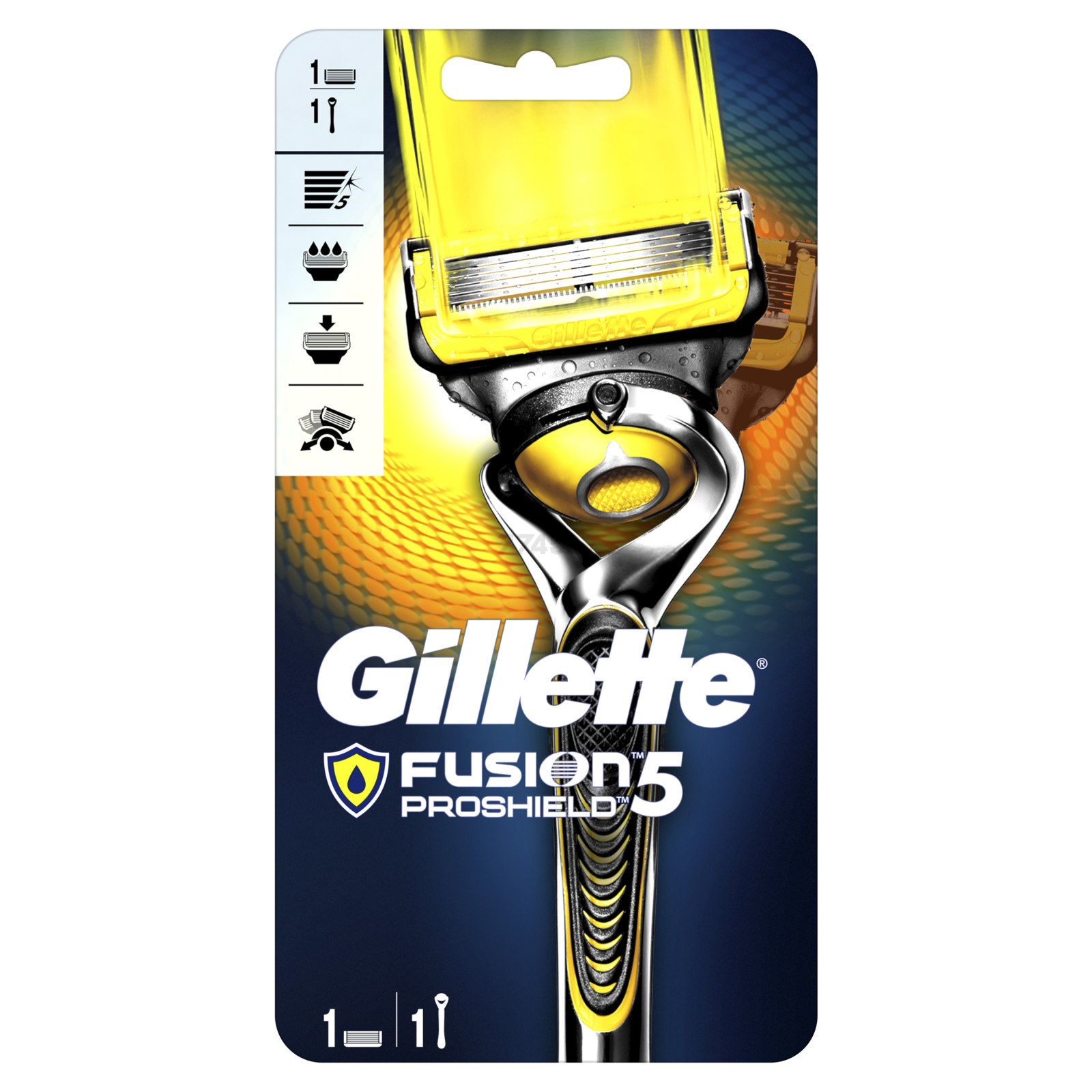 Бритва GILLETTE Fusion5 ProShield FlexBall и кассета 1 штука (7702018412815) - Фото 2