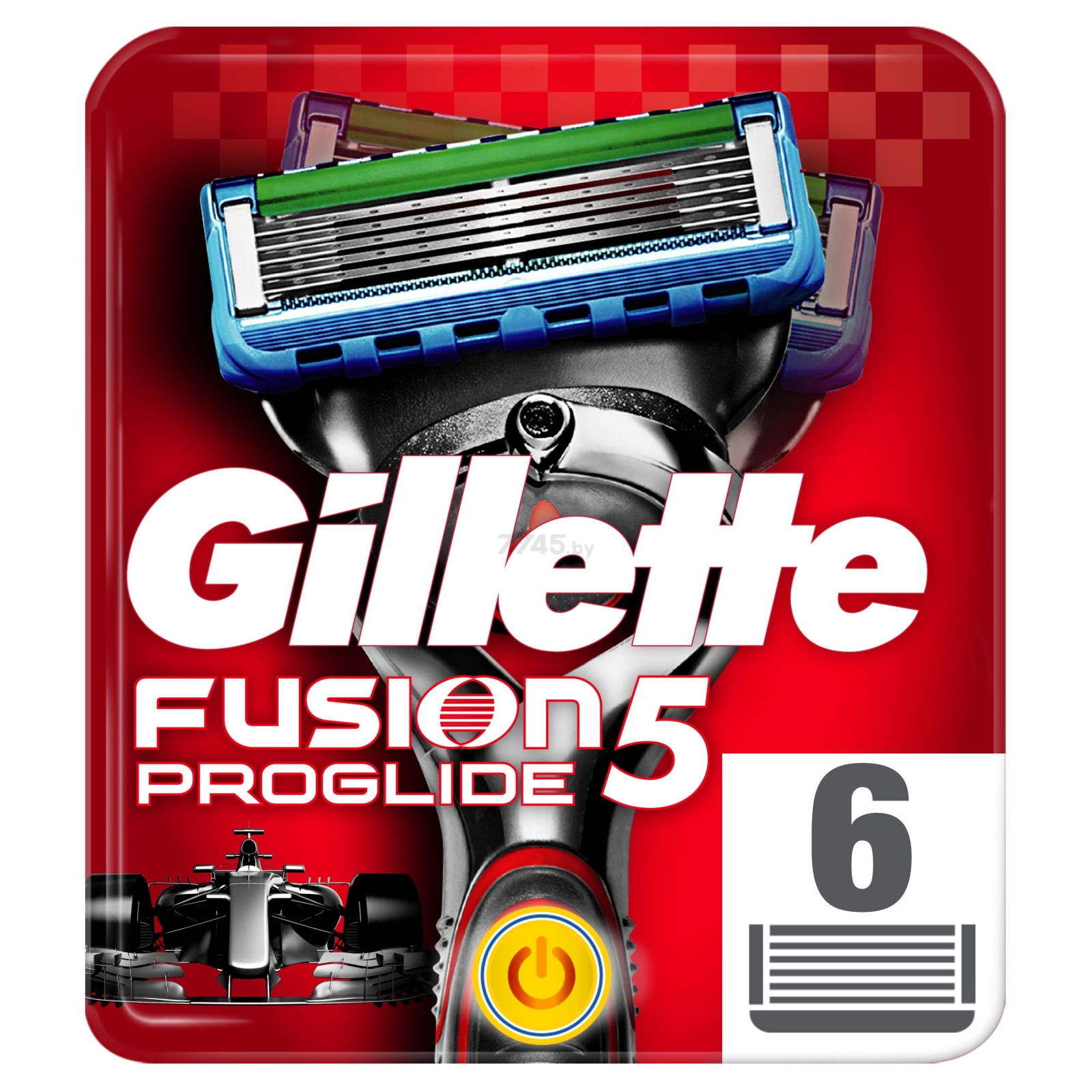 Кассеты сменные GILLETTE Fusion5 ProGlide Power 6 штук (7702018510047) - Фото 2