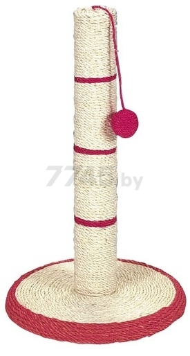 Когтеточка из сизаля TRIXIE Столбик с мячиком 62 см (4310) - Фото 7