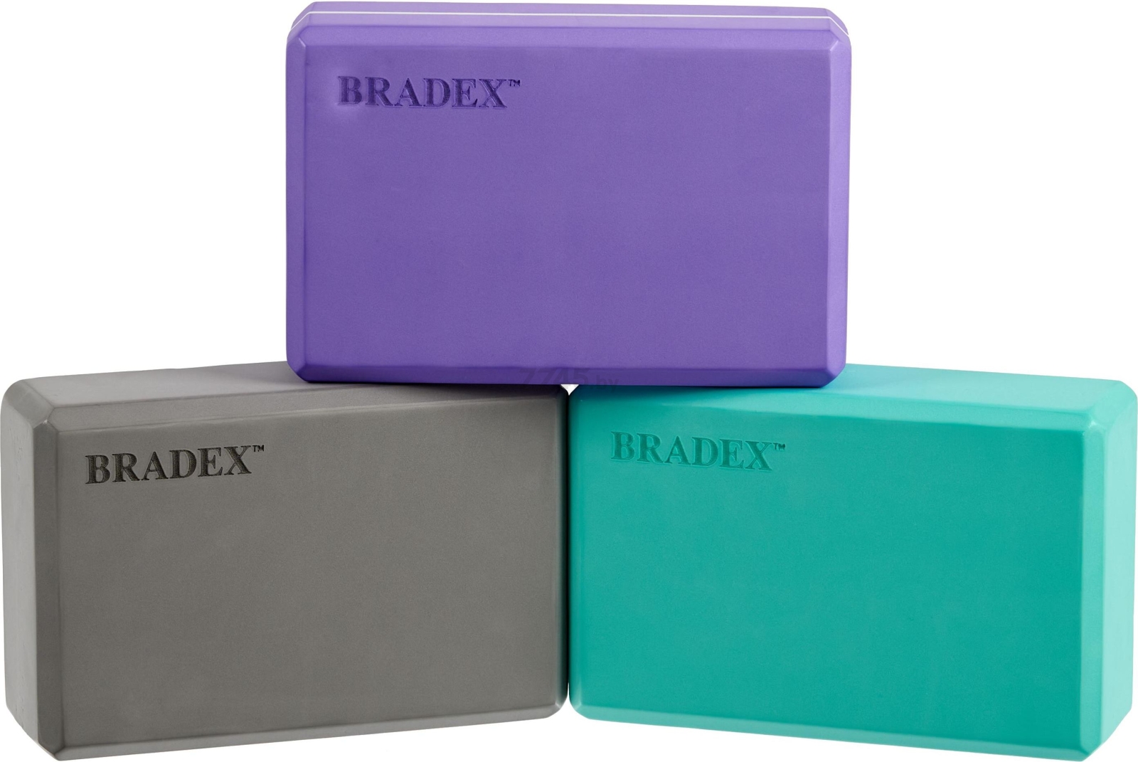 Блок для йоги BRADEX серый (SF 0407) - Фото 5