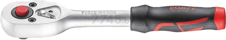 Трещотка 1/4" 24 зуба 143 мм FORCE (80222)