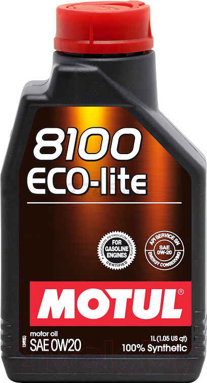 Моторное масло 0W20 синтетическое MOTUL 8100 Eco-Lite 1 л (108534)