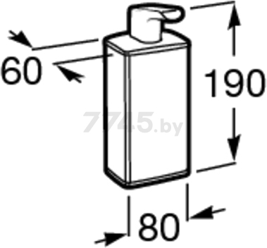Дозатор для жидкого мыла ROCA Select (816304001) - Фото 2