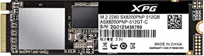 SSD диск A-Data XPG SX8200 Pro 512GB (ASX8200PNP-512GT-C)