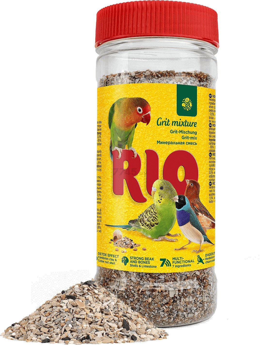 Добавка для птиц RIO Минеральная смесь 520 г (4602533781423) - Фото 2