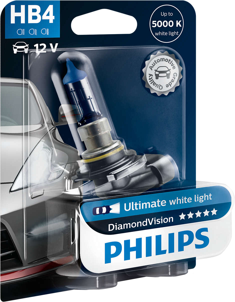 Лампа галогенная автомобильная PHILIPS DiamondVision HB4 (9006DVB1) - Фото 3