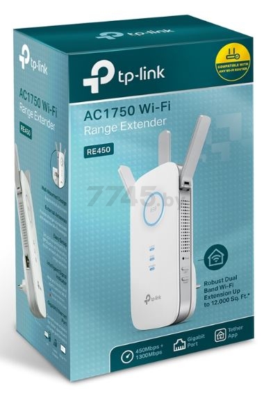 Усилитель сигнала Wi-Fi TP-LINK RE450 - Фото 4
