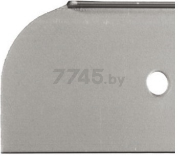 Планка для столешницы торцевая AKS 28 мм левая алюминиевая (23548)