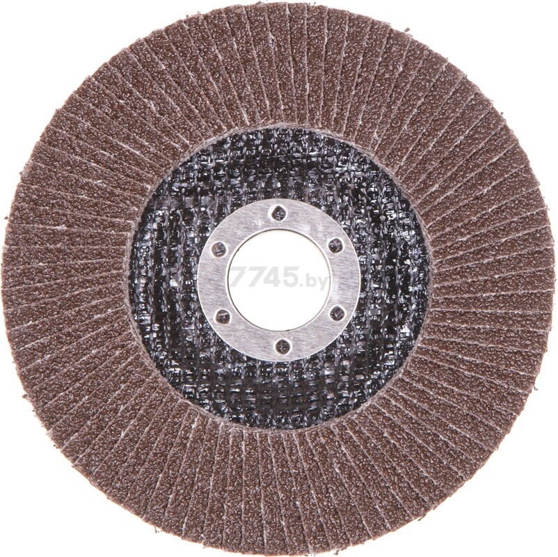 Круг лепестковый 125х22,2 мм P120 конический WORTEX (AFD125120C011) - Фото 2