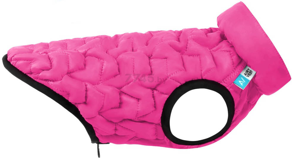 Куртка для собак AIRYVEST UNI S 35-38 см розовый/черный (2534)