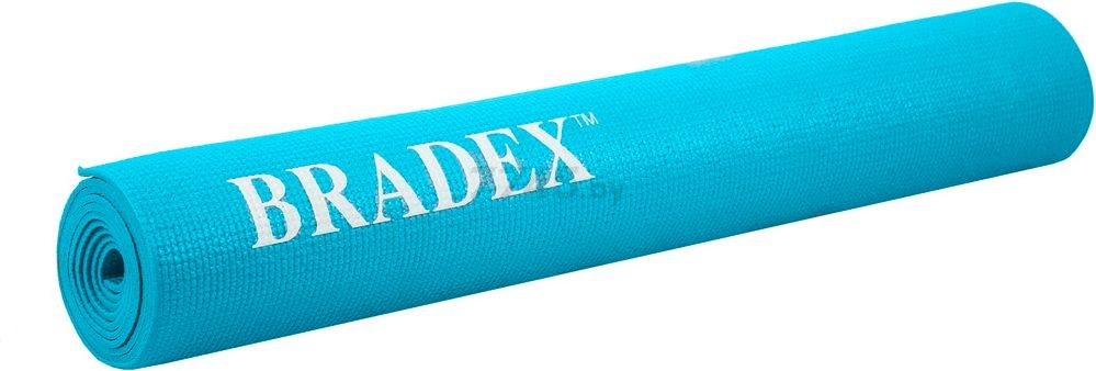 Коврик для йоги BRADEX SF 0693 бирюзовый с переноской (173x61x0,3) - Фото 4