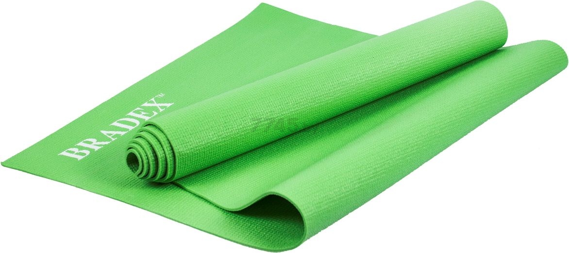 Коврик для йоги BRADEX SF 0399 зеленый (173x61x0,3)