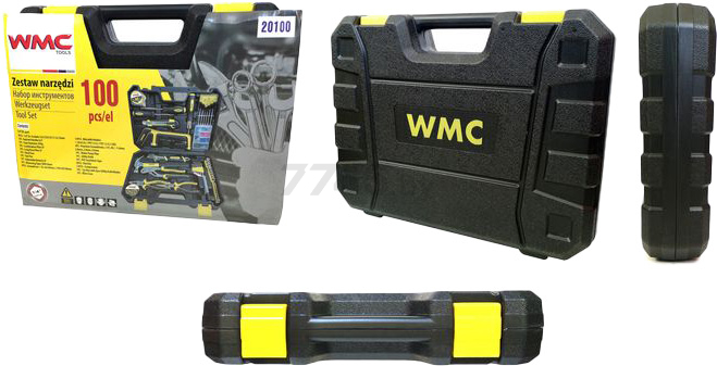 Набор инструментов 1/4" 6 граней 100 предметов WMC TOOLS (WMC-20100) - Фото 3