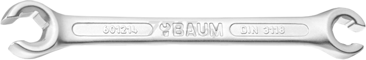 Ключ разрезной 12х13 мм 6 граней BAUM (601213)