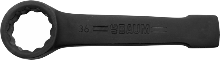Ключ ударно-силовой накидной упорный 36 мм BAUM (66A/36)