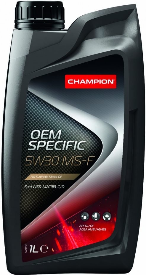 Моторное масло 5W30 синтетическое CHAMPION OEM Specific MS-F 1 л (8209314)