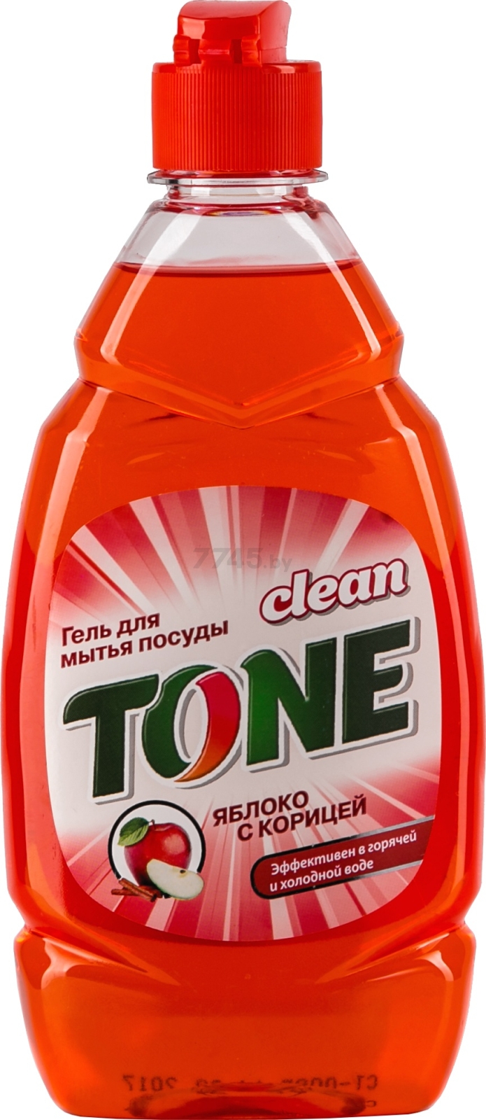 Средство для мытья посуды CLEAN TONE Яблоко с корицей 0,45 л (9121033017)