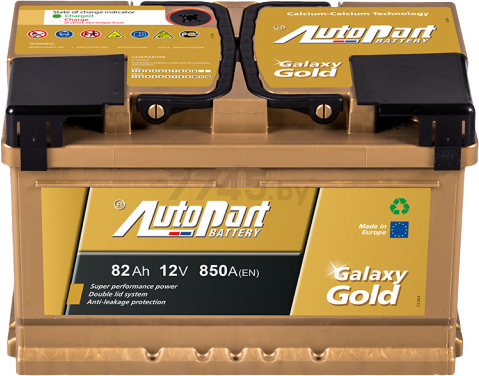 Аккумулятор автомобильный AUTOPART Galaxy Gold 82 А·ч (GD820) - Фото 2