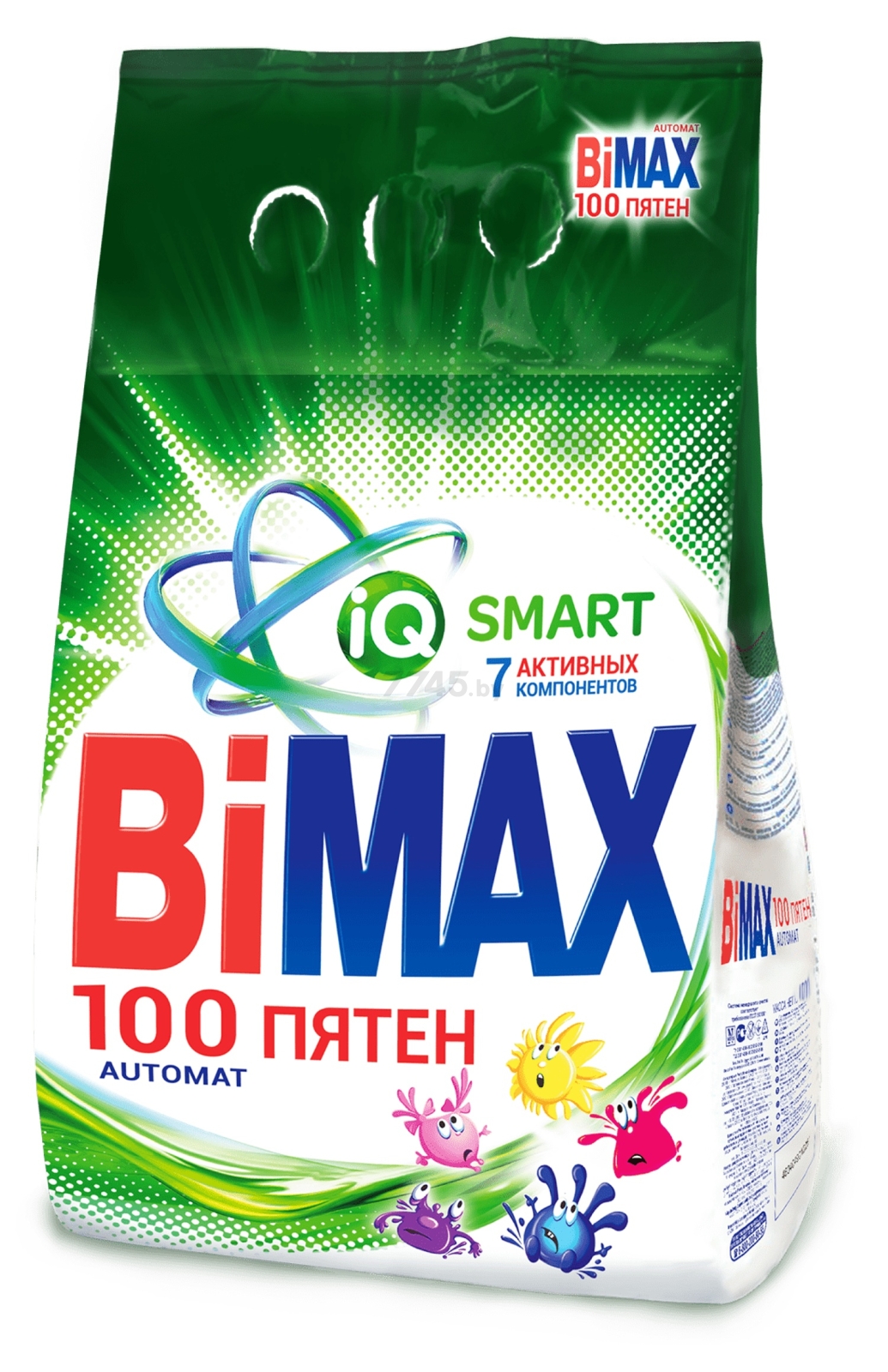 Стиральный порошок автомат BIMAX 100 пятен 3 кг (4604049012824)