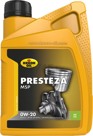 Моторное масло 0W20 синтетическое KROON-OIL Presteza MSP 1 л (36495)