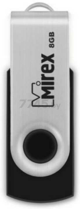 USB-флешка 8 Гб MIREX Swivel Black (13600-FMURUS08)