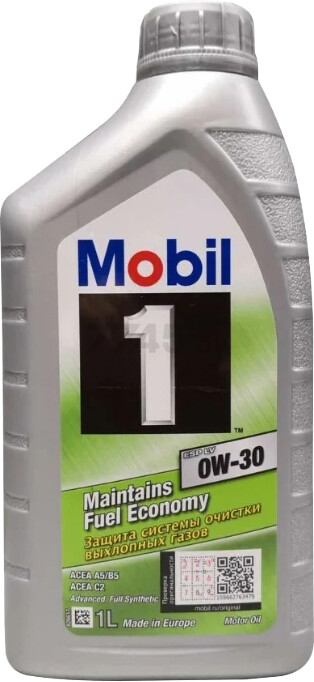 Моторное масло 0W30 синтетическое MOBIL 1 ESP LV 1 л (154316) - Фото 2