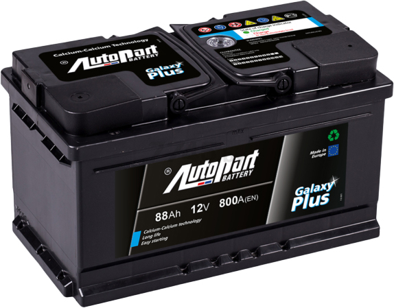 Аккумулятор автомобильный AUTOPART Galaxy Plus 88 А·ч (AP880)