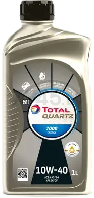 Моторное масло 10W40 полусинтетическое TOTAL Quartz 7000 ENERGY 1 л (214112)