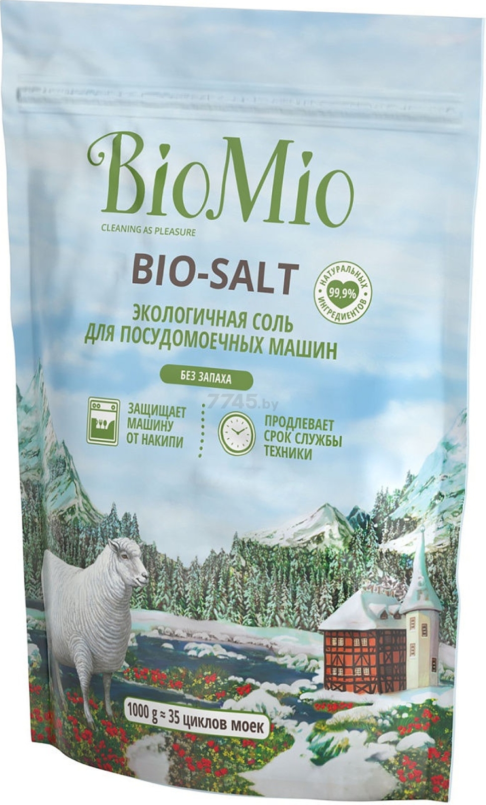 Соль для посудомоечных машин BIOMIO Bio-Salt 1 кг (4603014010728) - Фото 5