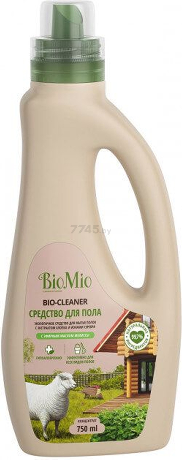 Средство для мытья полов BIOMIO Bio-Floor Cleaner Мелисса 0,75 л (14008008) - Фото 10