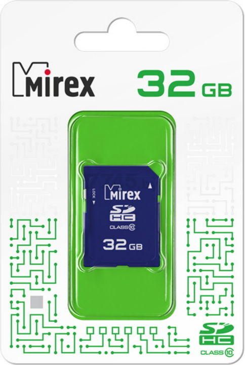 Карта памяти MIREX SDHC 32 Гб Class 10 (13611-SD10CD32) - Фото 2
