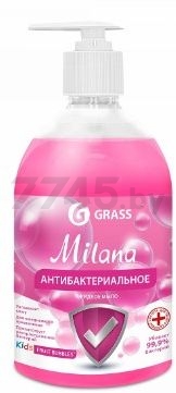 Мыло жидкое GRASS Milana Fruit Bubbles Антибактериальное 500 мл (125347)