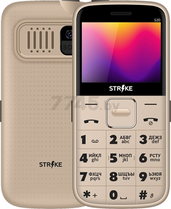 Мобильный телефон STRIKE S20 золотистый