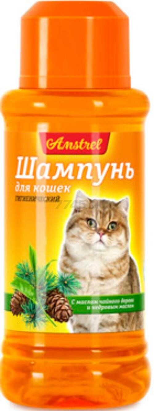 Шампунь для кошек AMSTREL Гигиенический с маслом чайного дерева и кедра 320 мл (001520)