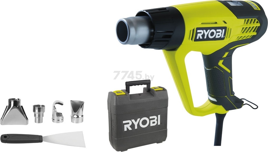 Фен строительный (термовоздуходувка) RYOBI EHG 2020 LCD (5133001730)