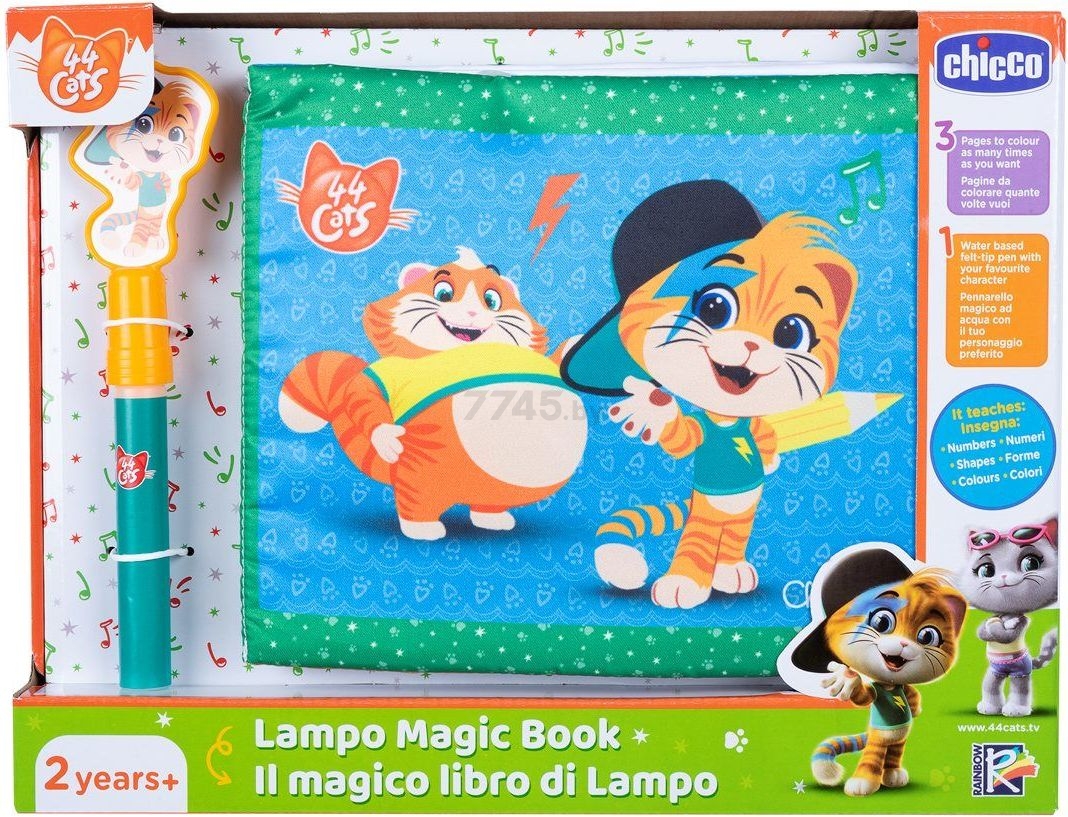 Книжка-игрушка развивающая CHICCO Lampo Лампо (00009936000000) - Фото 4