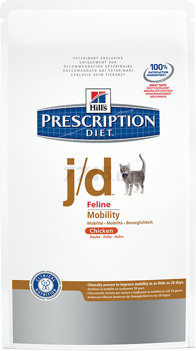 Сухой корм для кошек HILL'S Prescription Diet Feline j/d курица 2 кг (6135) - Фото 2