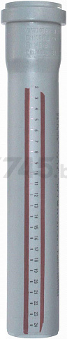 Труба для внутренней канализации 40x1,8x150 мм OSTENDORF НТЕМ (111000) - Фото 2