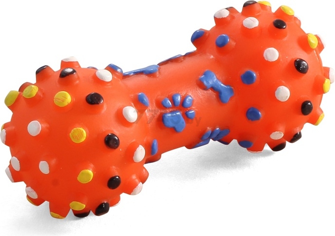 Игрушка для собак TRIOL Гантель с шипами 10,5 см (12101111)