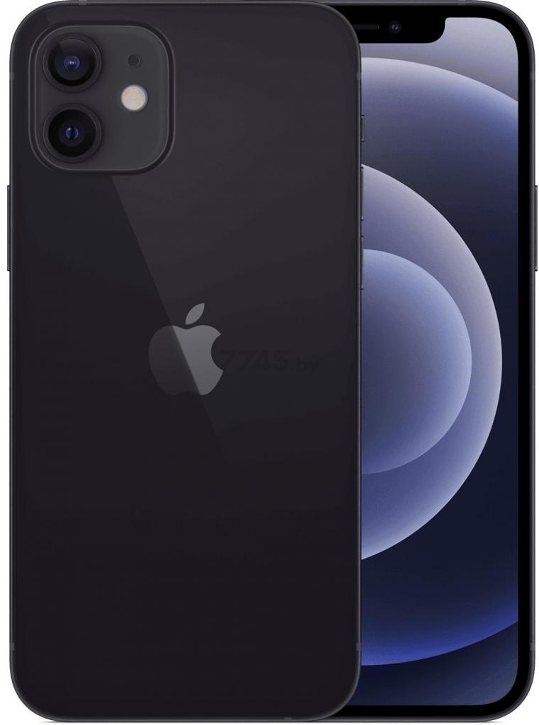 Смартфон APPLE iPhone 12 128GB черный (MGJA3RM/A) - Фото 2