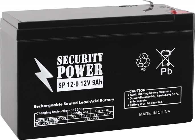 Аккумулятор для ИБП SECURITY POWER SP 12-9 (7727)