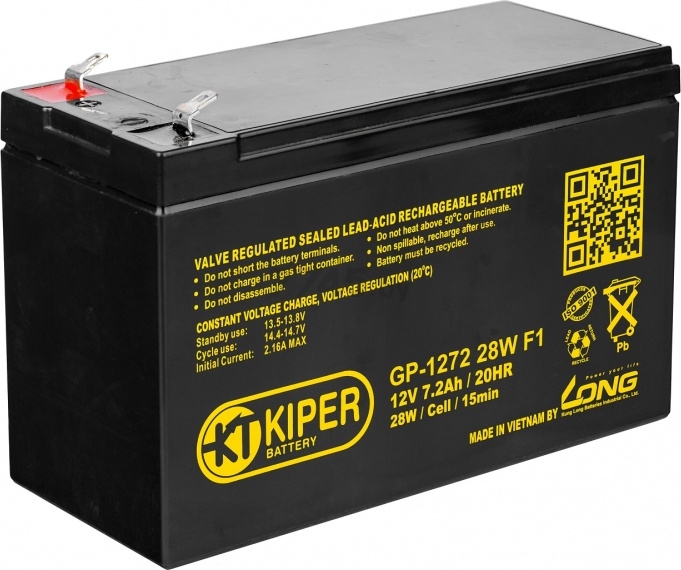 Аккумулятор для ИБП KIPER GP-1272 28W (8281)