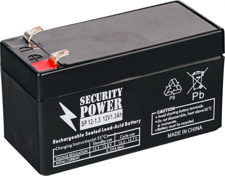 Аккумулятор для ИБП SECURITY POWER SP 12-1,3 (8126)