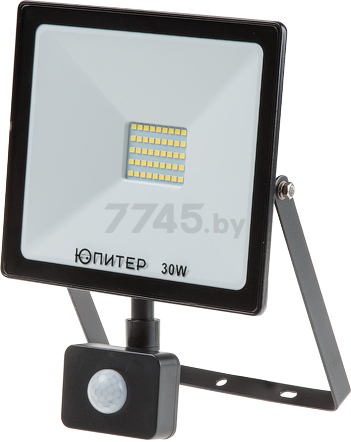 Прожектор светодиодный с датчиком движения JP1202 30 Вт 6500K ЮПИТЕР (JP1202-30)