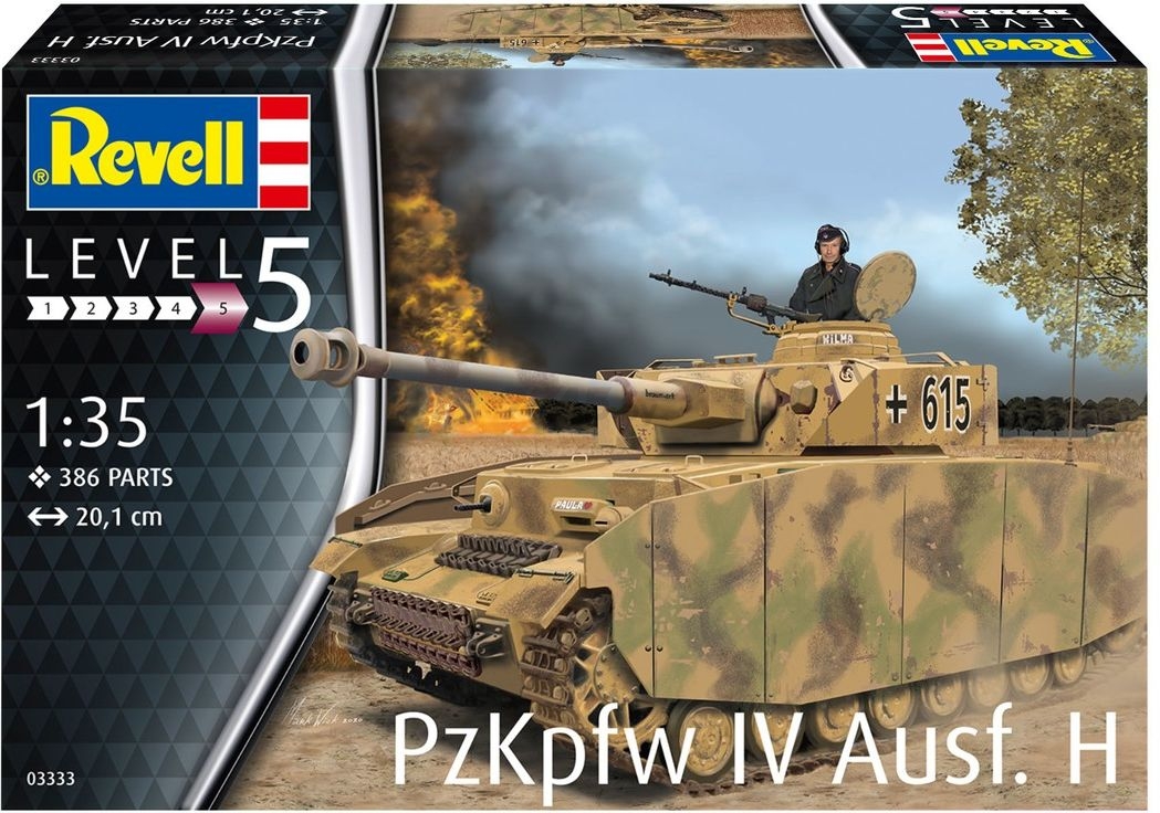 Сборная модель REVELL Немецкий средний танк Panzer IV Ausf.H 1:35 (3333) - Фото 2