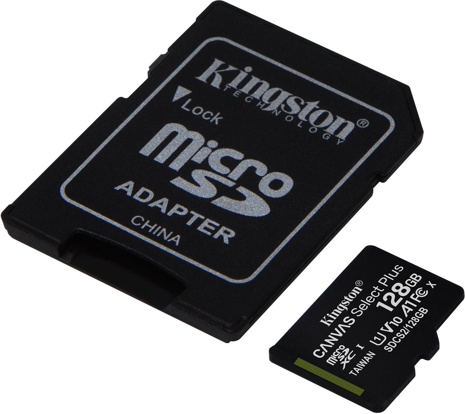 Карта памяти KINGSTON Canvas Select Plus microSDXC 128GB с адаптером SD (SDCS2/128GB) - Фото 2