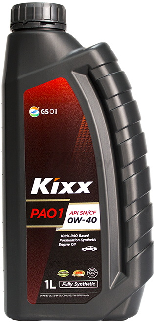 Моторное масло 0W40 синтетическое KIXX PAO 1 1 л (L2084AL1E1)