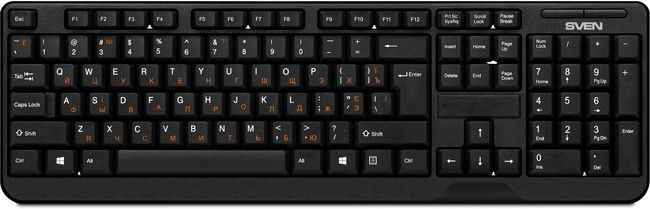 Клавиатура беспроводная SVEN KB-E5800W