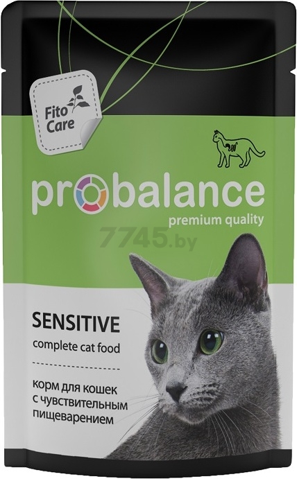 Влажный корм для кошек PROBALANCE Sensitive пауч пауч 85 г (4640011980814) - Фото 3